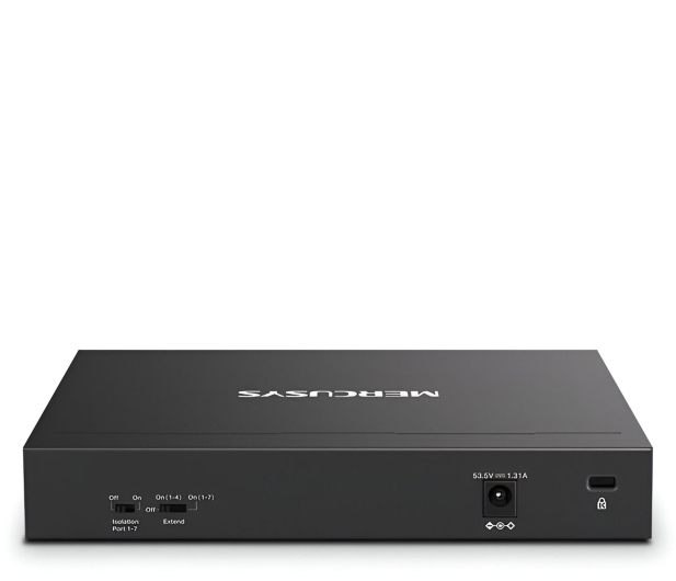 Mercusys MS108GP (8x10/100/1000Mbit) 7xPoE+ - 1321860 - zdjęcie 4
